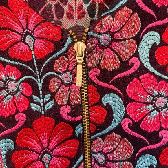 Closet London Floral Embroidered Mini Dress Size 4 - Picture 3 of 10